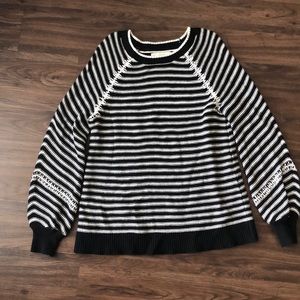 LOFT STRIPED SWEATEE